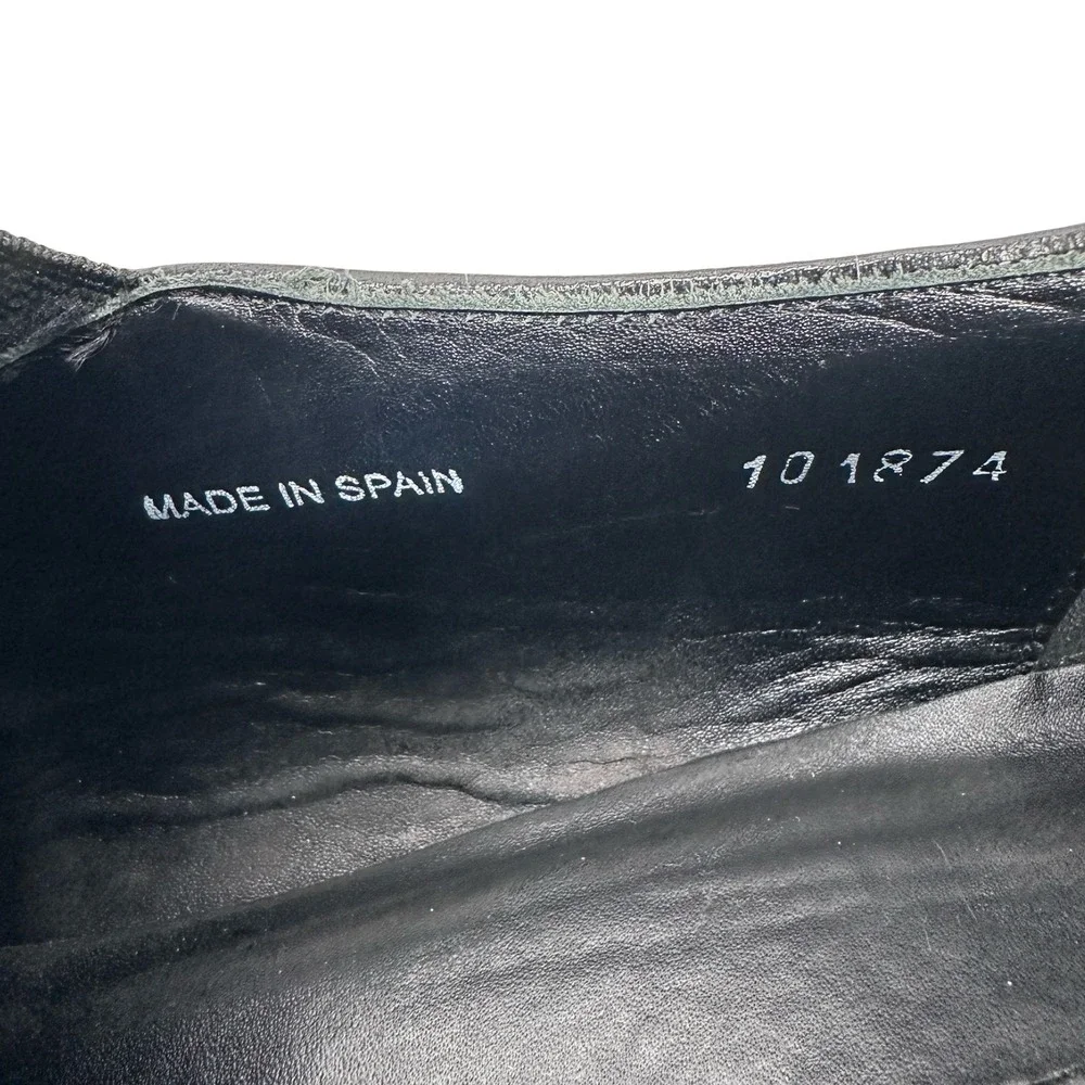 Mezlan Merlin Mens Black Suede Textured Diamond Loafers Shoes Size 14 M‎ Spain